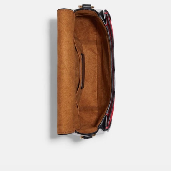 Coach Georgie Saddle Bag In Colorblock - Picture 12 of 15
